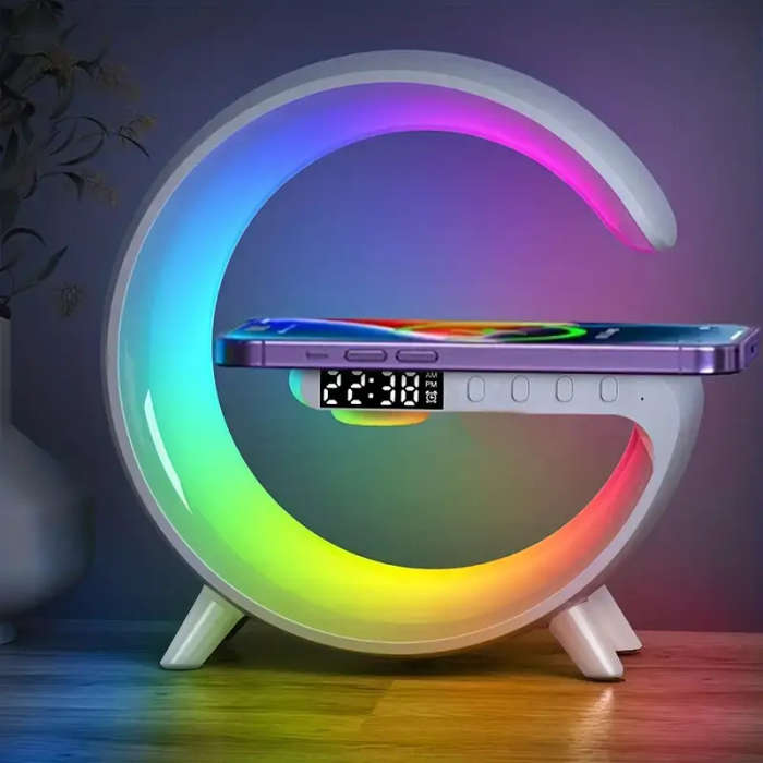 G63 Mini Colorful Ambient Light Wireless Charging Audio, smart Multi-function Music Desk Lamp