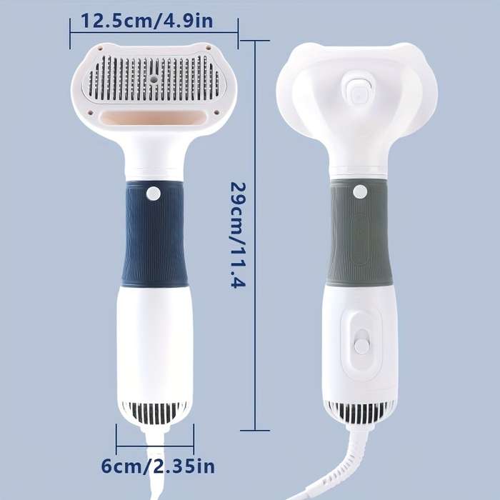 1pc Gray Pet Comb