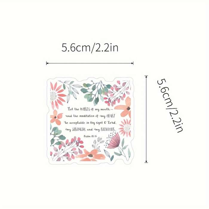 100pcs Bible Stickers Jesus Christian Themed Stickers