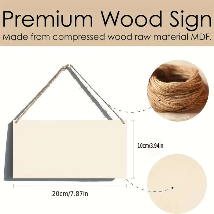 1pc Cozy Charm Vintage-Inspired Wooden Plaque Inspirational Wall Decor for Bedroom Living Room Versa