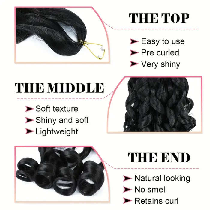 Crochet Hair French Curly Braiding Hair