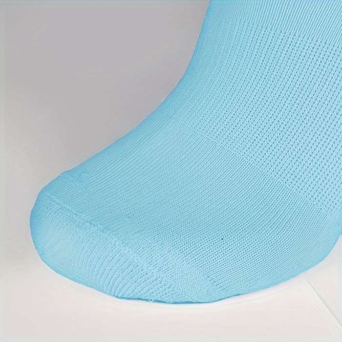 1 Pair White Red One Size Socks