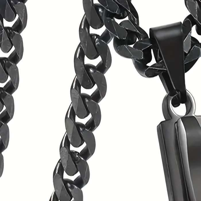 1 Piece Gun Black Jesus Theme Pendant