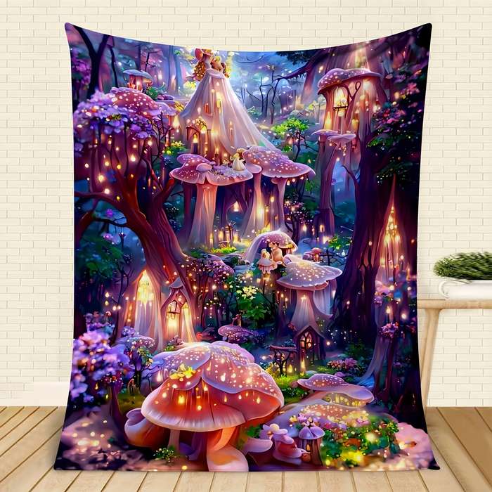 1ps Blanket Color Light Camel size 200x230cm 79x91in