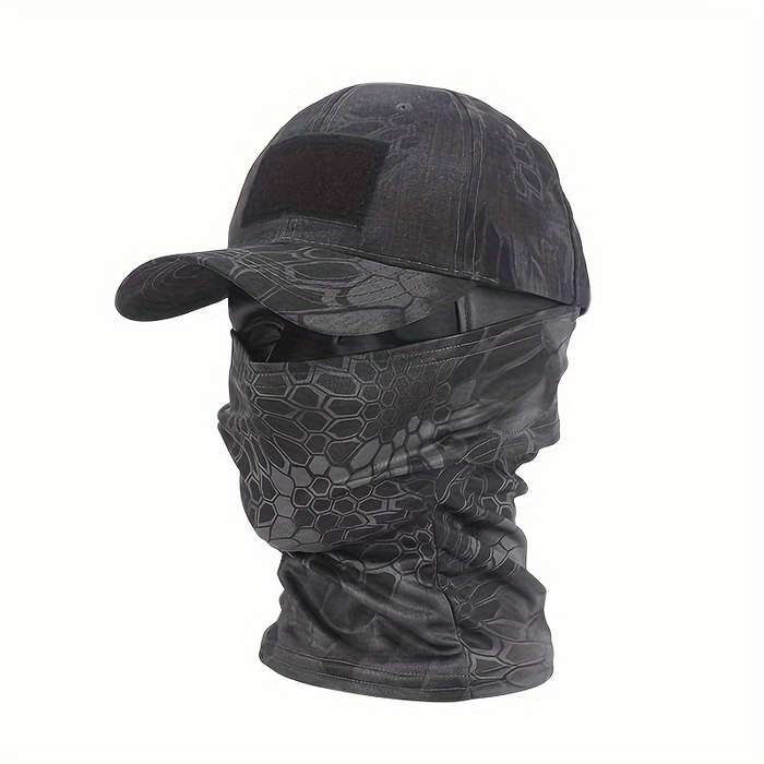 1pc Camouflage Tactical Baseball Cap and Beret Set for Military Fans Outdoor Sports Hiking Mountai