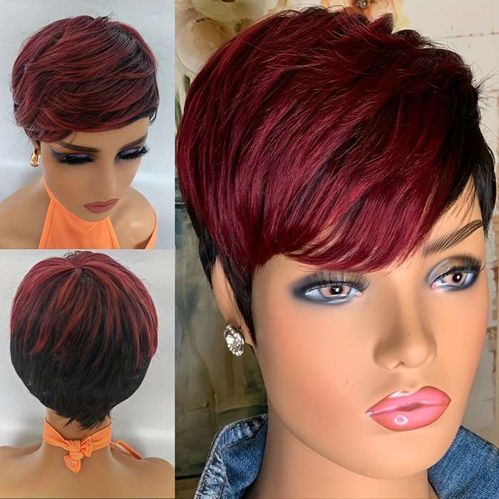 1Pc Mixed Color 15.24cm Fashion Design Wig