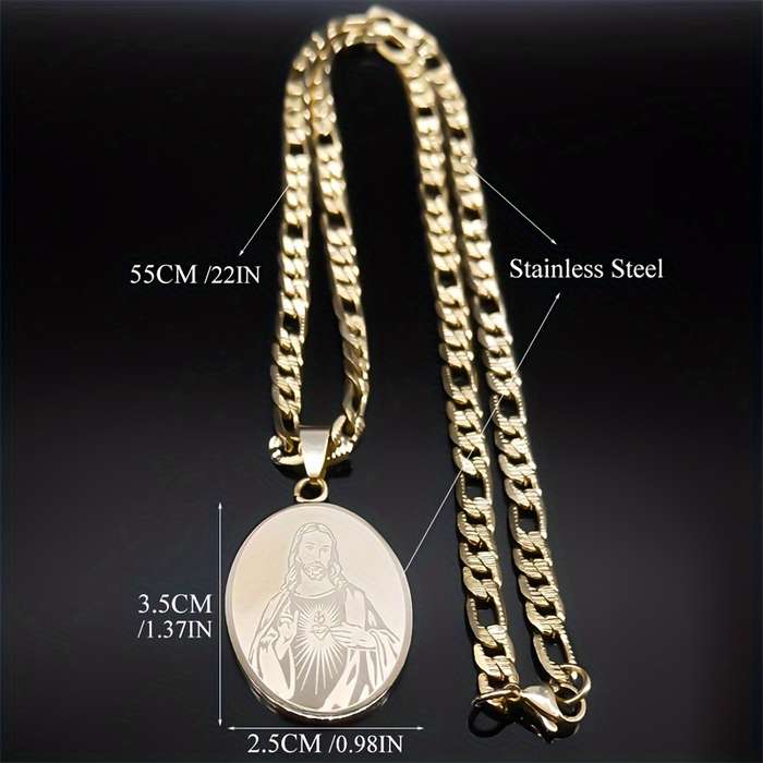 1 Piece Gd Jesus Theme Pendant
