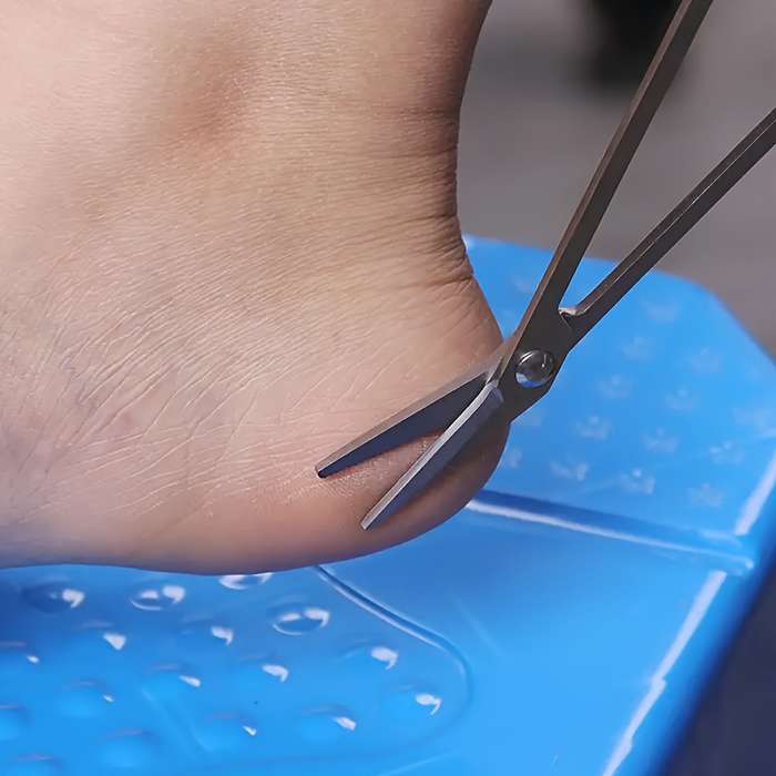 1pc Toenail Scissors Toe Nail Clippers For Thick Toenails Long Handled-Toenail Scissors Precisi