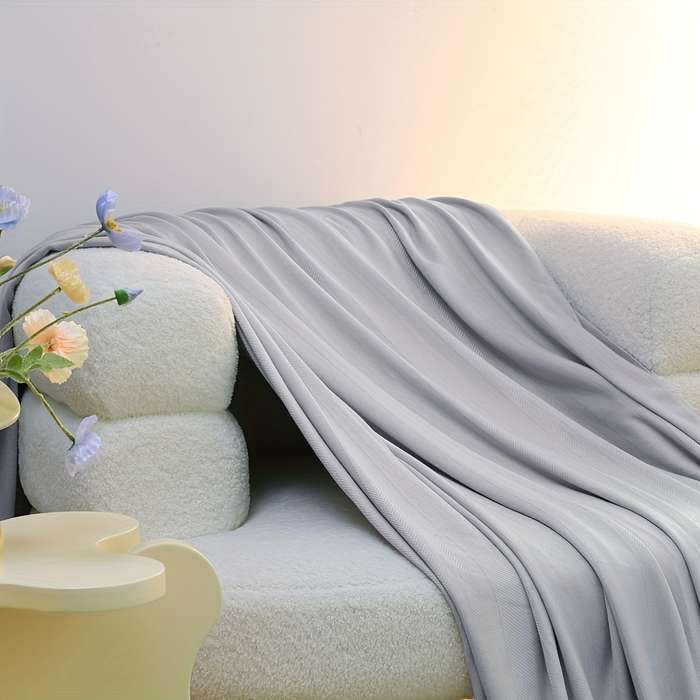 1ps Blanket Color Gray size FULL 152X203CM
