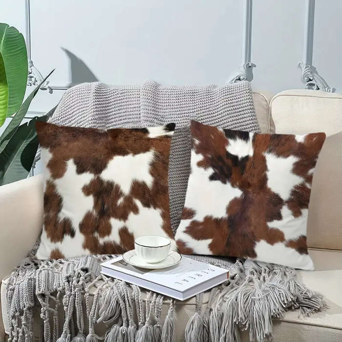 4 Piece, Vintage Look Cushion Cover, Pillow Cover, Room Decor