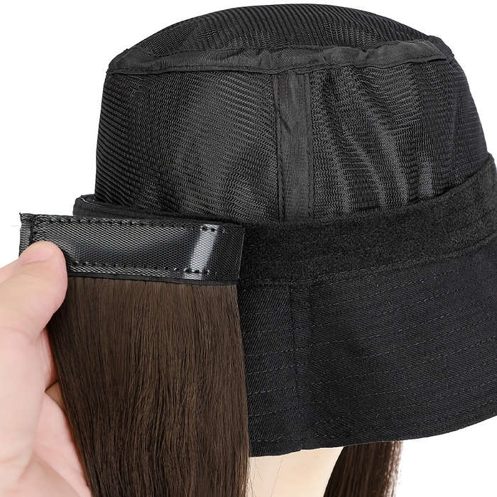 1Pc Brown Black 30.48cm Fashion Design Wig