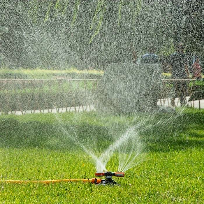 1Pc Lawnsprinkler Automatic Rotating Lawn Garden Sprinkler System