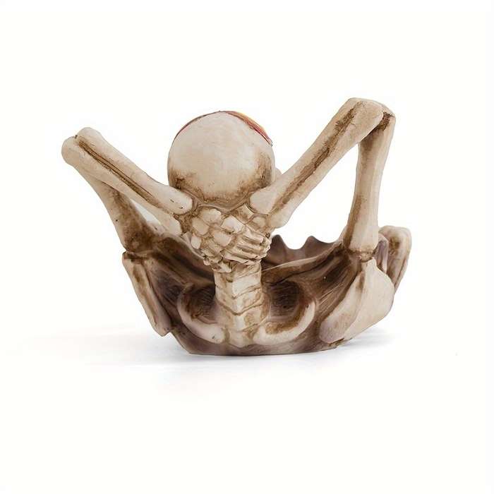 1pc Skeleton full body resin craft ornament can be used as ashtrays storage trinkets exquisite d