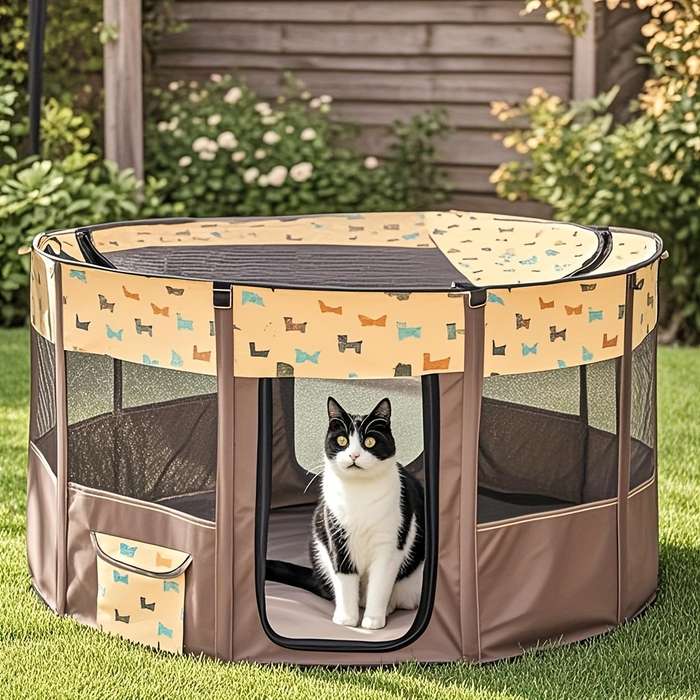 1pc Black Pet Cage