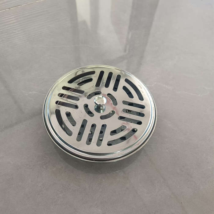 1pc Stainless Steel Mosquito Coil Holder with Lid and Ashtray Fireproof Heat-Resistant Home Deco
