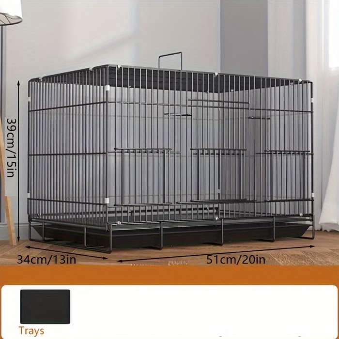 1pc Black Pet Cage