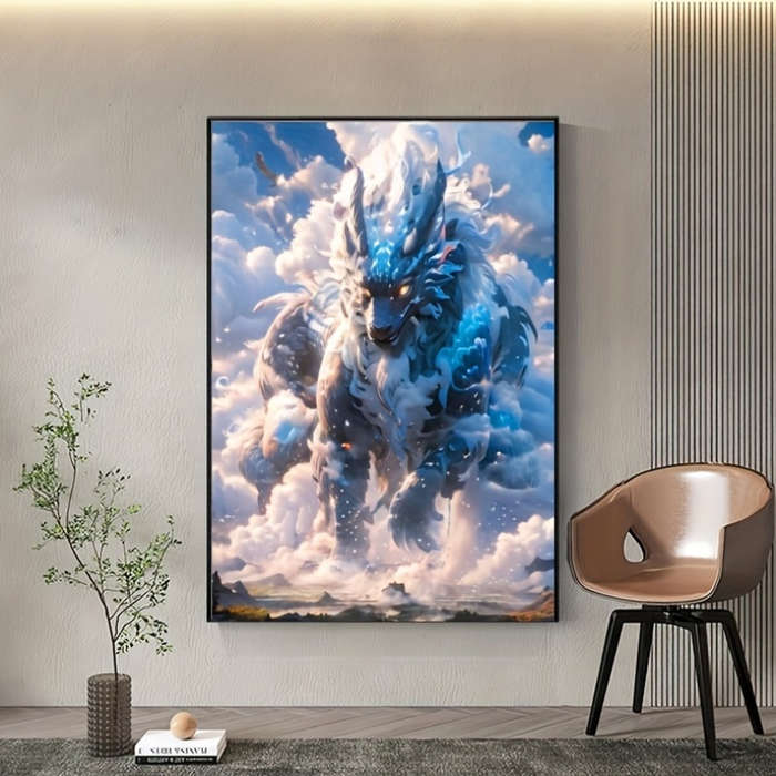 1000pcs Mystical Dragon Jigsaw Puzzle for Adults 50.04x69.85 cm Vibrant Fantasy Art