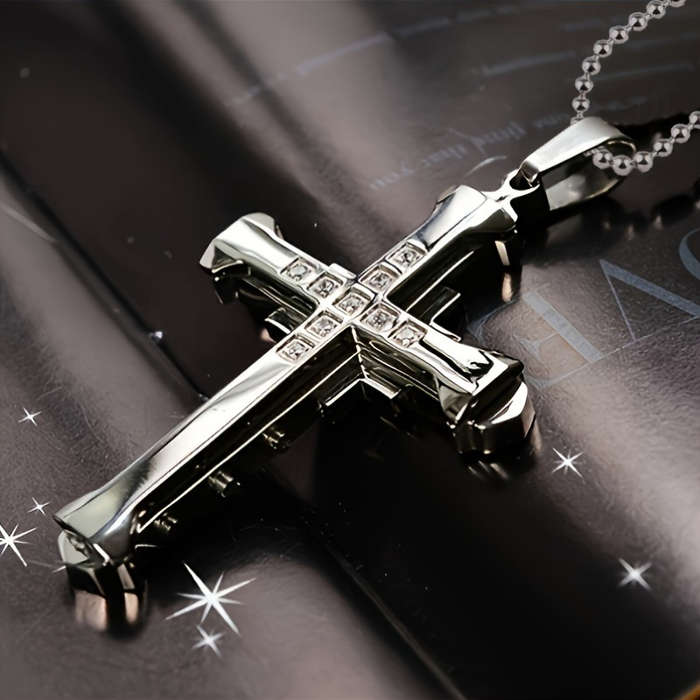 1 Piece Black Jesus Theme Pendant