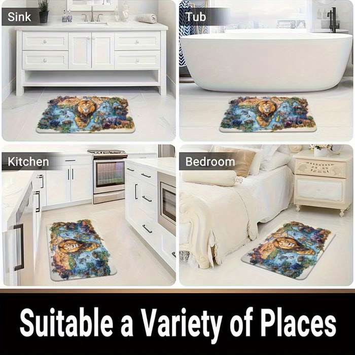 1Pc 15.75x23.62inch 40x60cm Floor Mat
