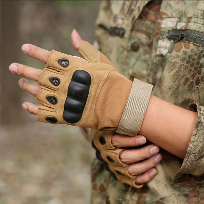 1 Pair Army Green Size XL Outdoor Sports Gloves