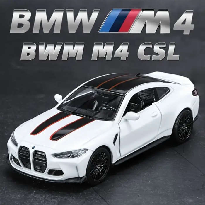 RMZ City 1:36 Scale BMW M4 CLS Alloy Diecast Model Car, Pull-Back Operation, Metal Vehicle
