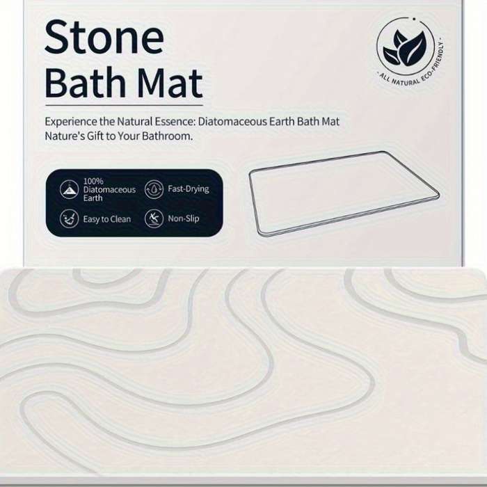 1Pc White Floor Mat