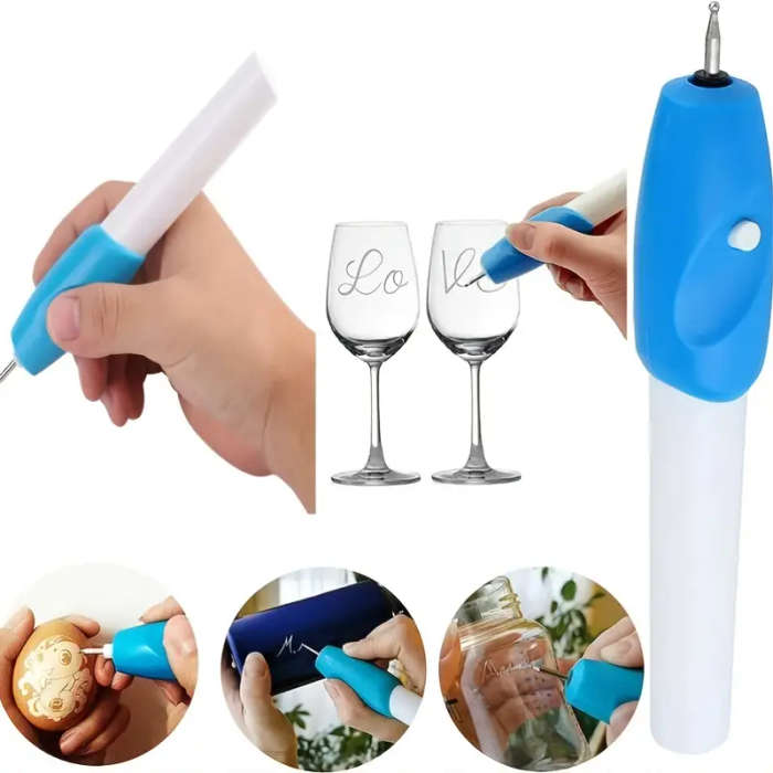 Wireless Mini Engraving Pen Tool - Electric Precision Engraving Pen for Metal, Glass, Plastic, Wood