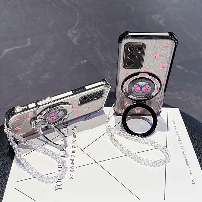 1pc Silvery For Samsung Galaxy S22 Ultra 5G Phone Cases