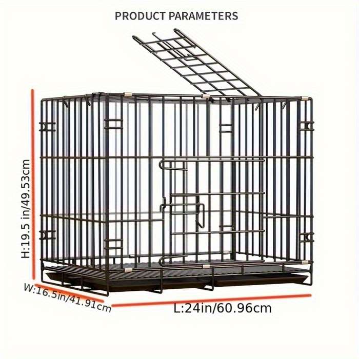 1pc Coffee color size Size:S 73*73*43cmPet Cage