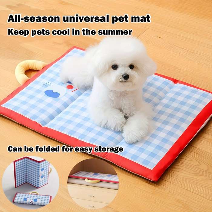 1piece Cartoon Blue Cooling Pad