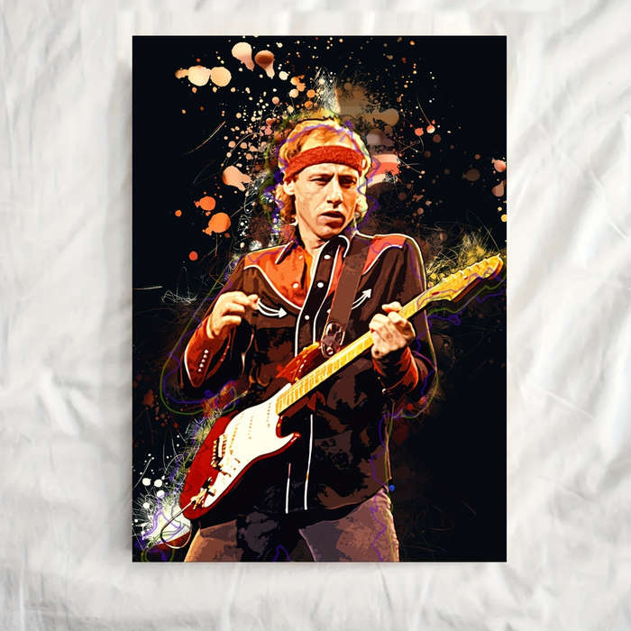 1pc One Piece of Frameless Wall Art Featuring Mark Knopfler Suitable for Decoration in Bars Clubs