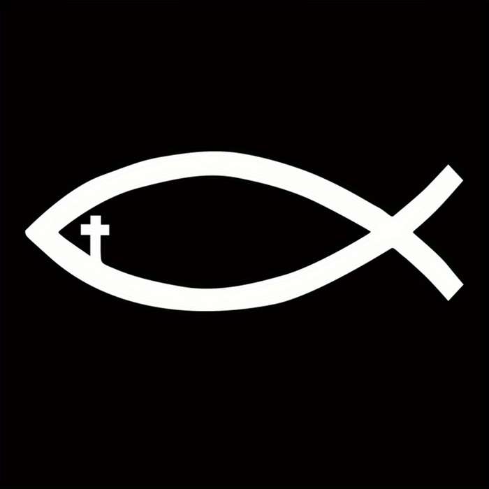1pc Black Jesus Christian Themed Stickers