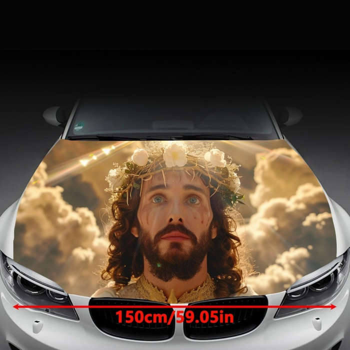 1pc Black Jesus Christian Themed Stickers
