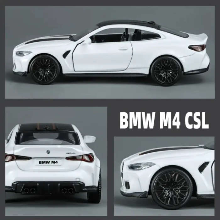 RMZ City 1:36 Scale BMW M4 CLS Alloy Diecast Model Car, Pull-Back Operation, Metal Vehicle