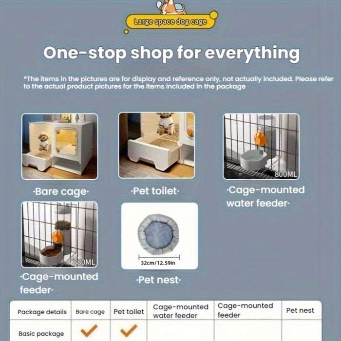 1pc grey Pet Cage