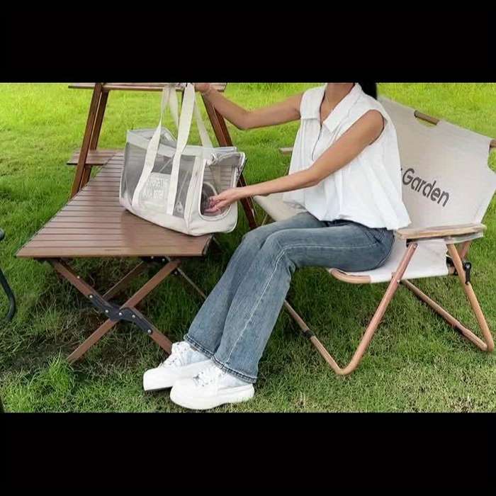 1pc Beige Color Pet Bag