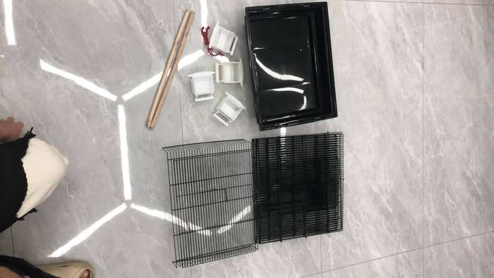 1pc white Pet Cage