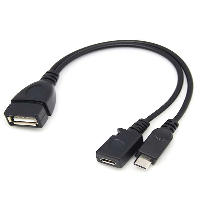 1pc OTG Cable USB Port Terminal Adapter for Fire TV 3rd 2nd Gen Fire Stick Samsung Galaxy S I