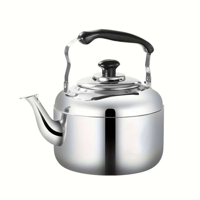 1pc 4L Stainless Steel Large Capacity Teapot Commercial Tea Kettle Tea Pot Induction Cooker