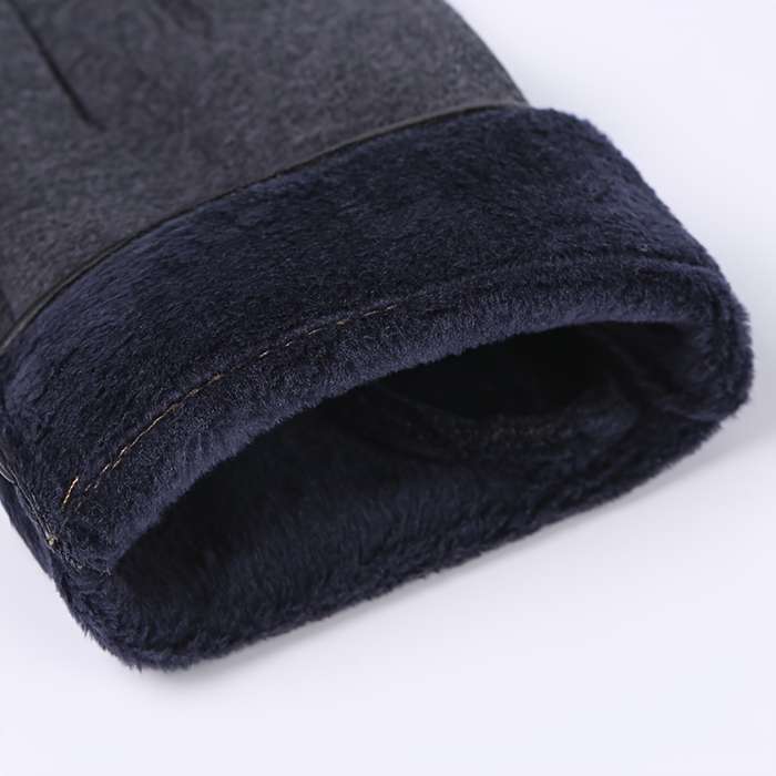 1 Pair Black Warm Gloves