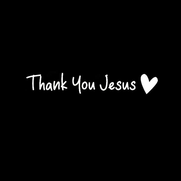 1pc Black Jesus Christian Themed Stickers