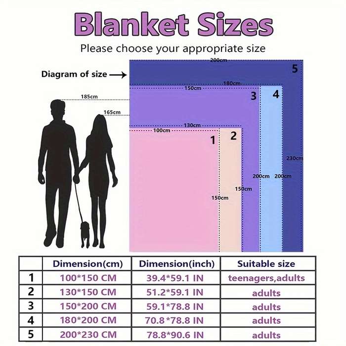 1ps Blanket Model Efbttab058Mt size 100cmx150cm