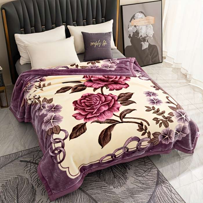 1ps Blanket Color Gray Bean Paste size 200x230cm   78x90inch