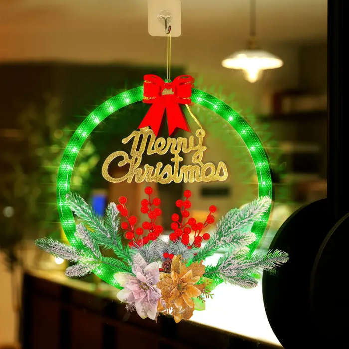 2025 New DIY 8 Color Flashing Function Timer Christmas Light Sign