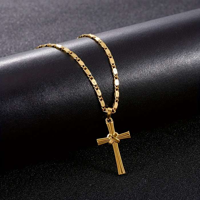 1 Piece Light Yellow Jesus Theme Pendant