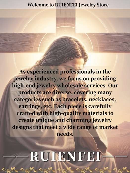 1 Piece Golden Yellow Jesus Theme Pendant