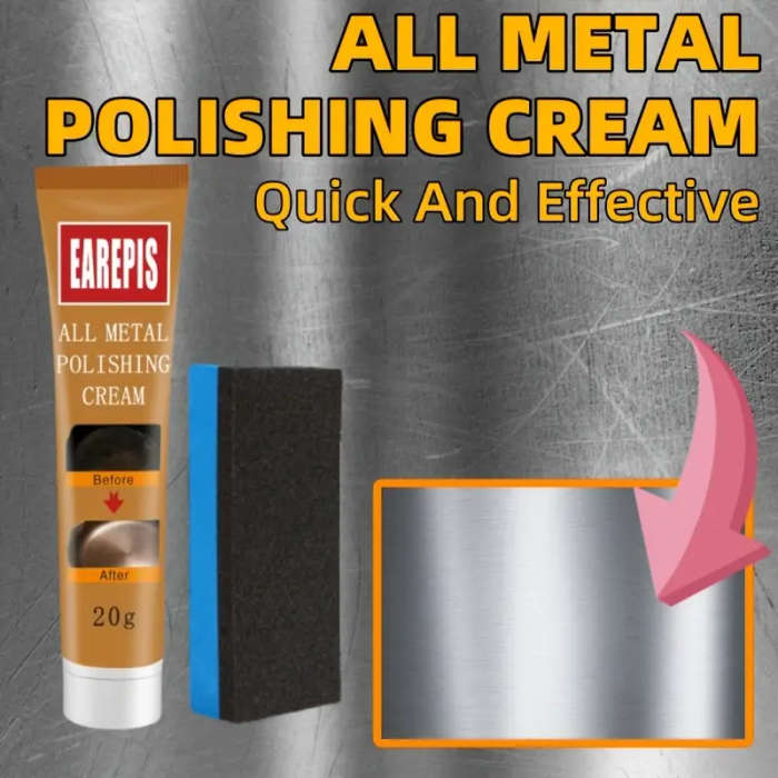 1pc All Metal Polishing Cream Quick Effective 20g for Outdoor Gun Cleaning Shining