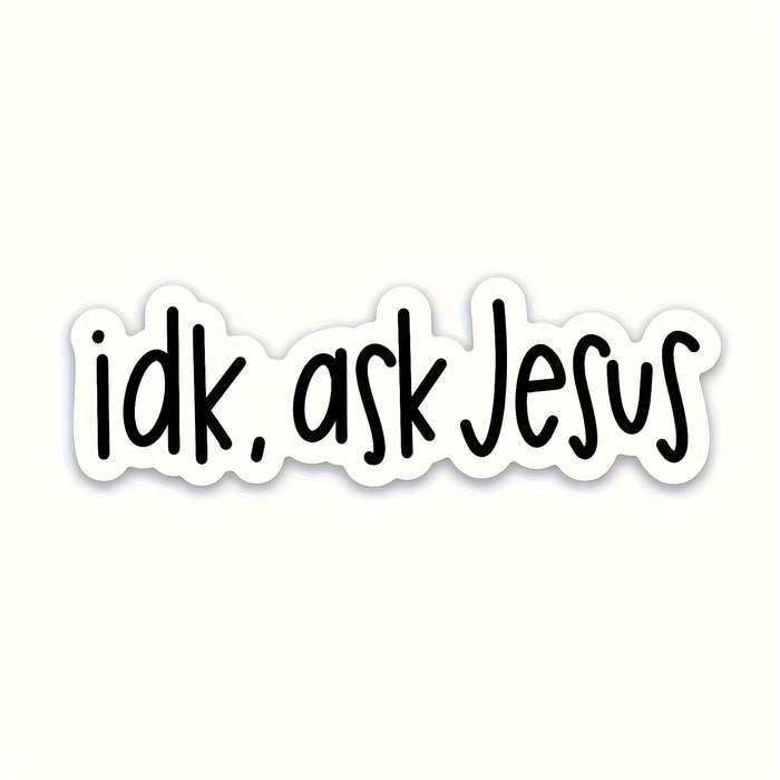 2pcs  Jesus Christian Themed Stickers