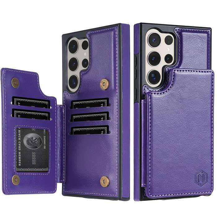 1pc Purple For Samsung Galaxy S25 Ultra Phone Cases