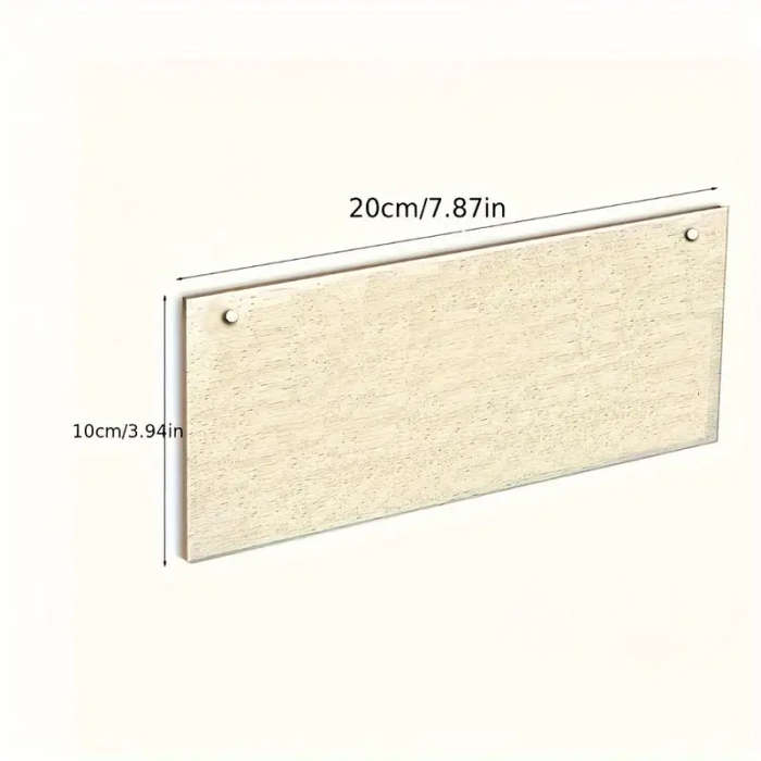 1pc Contemporary Wooden Welcome Garden Sign Hanging Wall Decor Plaque for Home Patio Garden with Rus